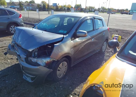 2017 Mitsubishi Mirage Es из США, поврежденный, VIN ML32A3HJ6HH014490